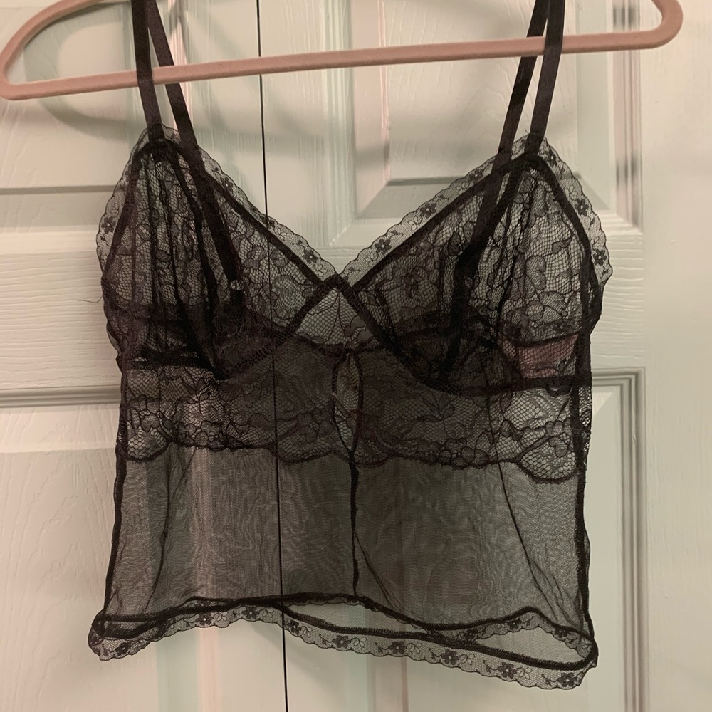 Victoria’s Secret sheer lace camisole